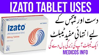 izato tablet nitazoxanide tablet uses nitazoxanide benefits side effects in urdu how to use Izato [upl. by Jeanna]