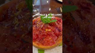 SADELLE’S BELLAGIO LAS VEGAS  GRAPEFRUIT BRULEE IS TO DIE FOR youtubeshorts bellagio lasvegas [upl. by Petrick387]