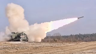 Multiple Launch Rocket System US Army • M270 MLRS [upl. by Ennire]