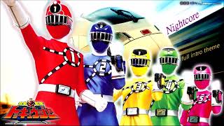 Ressha Nightcore Sentai Toqger Intro Theme HD [upl. by Neeka662]