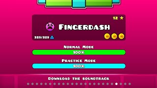 Fingerdash By RobTopGames  All coins  Geometry Dash level 21  Geometry Dash 21 [upl. by Nevak]