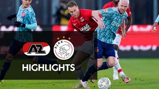 Highlights AZ  Ajax  Eredivisie [upl. by Aihsenod478]