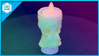 Creepy Candle Holder timelapse adafruit [upl. by Arba]