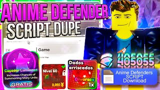 NOVO 🛡️ Novo Script ANIME DEFENDERS e EXECUTOR para Celular e PC DUPE  Script Roblox Atualizado [upl. by Haleelahk]