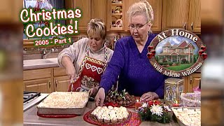 Making Christmas Cookies  Caramel Tassies Russian Torte and Coconut Balls [upl. by Anoirb]