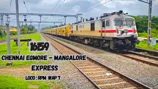 16159 Chennai Egmore  Mangalore Central Express Skipping West Hill  Indian Railways [upl. by Enialahs]