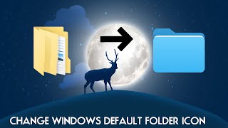 How to change Windows 10 Defult Folder Icon [upl. by Oletha432]