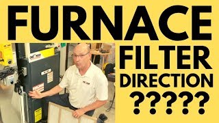 FURNACE FILTER DIRECTION How to Replace HVAC Furnace Filter [upl. by Uohk169]