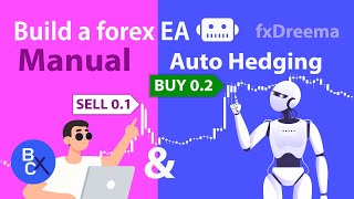 📈Build a forex EA No Code  Forex Manual Trading amp Auto Hedging Strategy That Works by fxDreema [upl. by Naihr643]