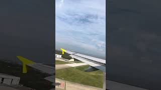 Spirit Airlines Airbus A320200 takeoff Nashville International Airport [upl. by Iddet981]