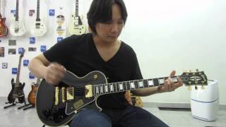 GIBSON CUSTOM SHOP 20TH ANNIVERSARY 1957 LES PAUL CUSTOM REISSUE CLEAN SOUND [upl. by Cale]