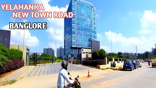 Yelahanka New Town Road Banglore  দেখে মন মুগ্ধ হয়ে গেল [upl. by Cirek]