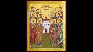 Divine Liturgy for 6th Sunday after Pentecost Synaxis of the 12 Apostles June 30 2024 [upl. by Chipman]