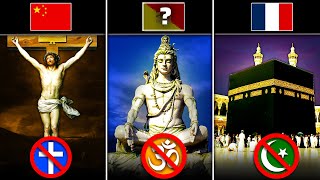 🚫 क्यों ये देश इन धर्म के खिलाफ है I Banned Religion In Different Country [upl. by Ardin416]