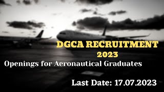 Airworthiness Officer Vacancy in DGCAGovernment Jobs for Aeronautical EngineersAERO HUB [upl. by Tannie]