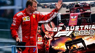 F1 2018  Kimi Räikkönen  GP Austria  FULL RACE  80 Difficulty [upl. by Zavala]