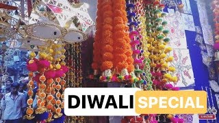 DIWALI DECOR DIYA  MANDIR  TURKANS  Very Low Cost 2017 [upl. by Echo]