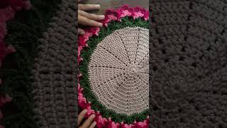 Crochet table mat How to crochet table topper [upl. by Odnarb]