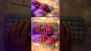 ASMR keyboard  sliding typing asmr soundtherapy chill relaxation [upl. by Delaine448]