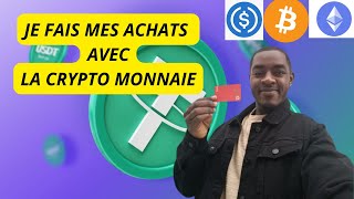 JE FAIS MES ACHATS AVEC LA CRYPTO MONNAIE [upl. by Frasquito]