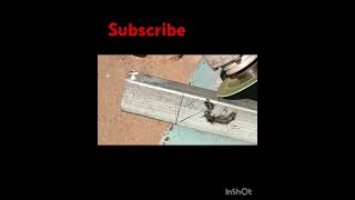 पाइप परफेक्ट कटीग Metal welding Square Tube Cutting Tricksand Tipsshortvideoviral [upl. by Cordie]