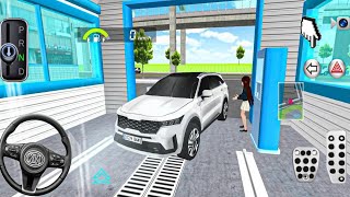 New Kia Gclass came to gas service station 3d driving class  racing [upl. by Suoivatra]