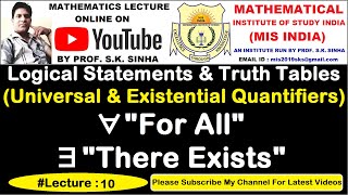 Universal and Existential Quantifiers ∀ quotFor Allquot and ∃ quotThere Existsquot  Discrete Mathematics [upl. by Berthoud]