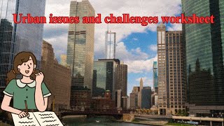 GCSE Geography Urban Issues and Challenges worksheet [upl. by Presber]