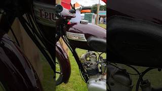 Rare 1954 Triumph Tiger Terrier 150  Kington Show 2024 motorcycle show [upl. by Hospers]