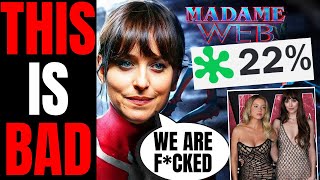 Madame Web Gets DESTROYED In First Reviews  Another Marvel Box Office FLOP With Empty Theaters [upl. by Ayt]