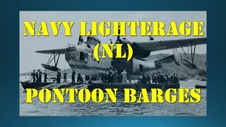 US NAVY LIGHTERAGE NL  Pontoons Used for Wharves Barges and Causeways [upl. by Novrej]