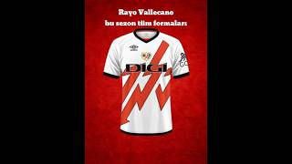 Rayo Vallecano bu sezon tüm formaları [upl. by Matilde]