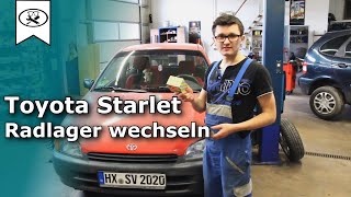 Toyota Starlet Radlager wechseln  Change wheel bearing  VitjaWolf  Tutorial  HD [upl. by Nalac]