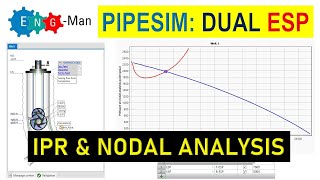 Pipesim 24 Dual ESP  IPR amp Nodal Analysis [upl. by Auhso]