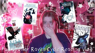 Finally Reading The Raven Cycle By Maggie Stiefvater Full Spoiler Reading Vlog 🐦‍⬛🫠✨ [upl. by Bing837]