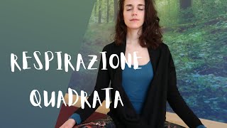 Respirazione Quadrata  Pranayama 🌬️ [upl. by Tann85]