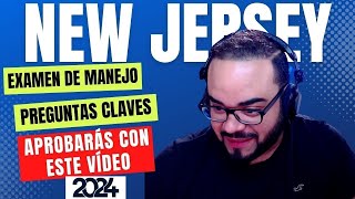 🔴 EXAMEN TEORICO DE MANEJO NEW JERSEY 2024 I Aprobarás con estas preguntas 🔥 🔥 🔥 [upl. by Hgielrebmik950]