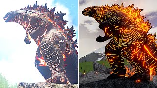 THERMO GODZILLA Kaiju Arisen VS Ark Survival best game  COMPARASON [upl. by Germann]