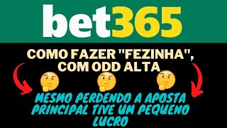 Múltiplas com ODD Alta quotFezinhaquot  Bet365 [upl. by Lenno]