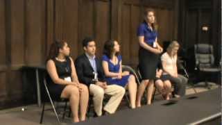 2012 ACM Student Symposium  Group 4 Panel Discussion [upl. by Neeuq]