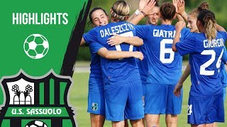 Serie A Femminile SassuoloRoma 32 Highlights [upl. by Akemed888]