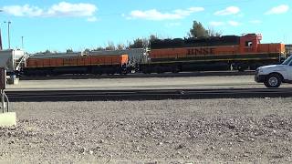 Trains  Barstow California USA  2013 [upl. by Aissatsan140]