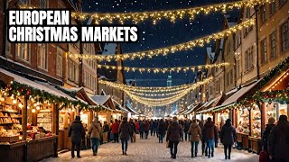 Top 5 Must Visit European Christmas Markets in 2024 [upl. by Falda]