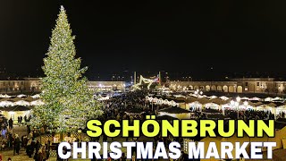 Vienna Christmas Market 2024 Schönbrunn Palace [upl. by Orme853]