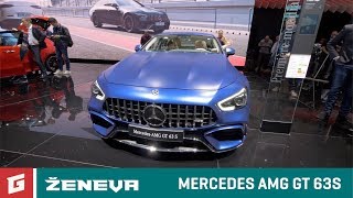 Mercedes AMG GT 63S 4Door coupe  GARÁŽTV  ŽENEVA 2018 [upl. by Pantia132]