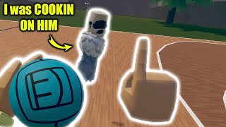 I was COOKIN ON HIM  Rec Room VR Basketball Gameplay [upl. by Atsirc]