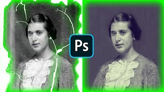 Restoring a Damaged Photo in Photoshop A StepbyStep Tutorial [upl. by Buckley]