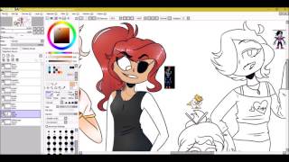 Undertale Characters as Humans  SPEEDPAINT 45 [upl. by Fin364]