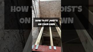 How to easily fit joist’s on your own [upl. by Moss343]