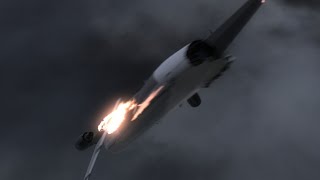 Lauda Air Flight 004  Crash Animation [upl. by Aitnom]